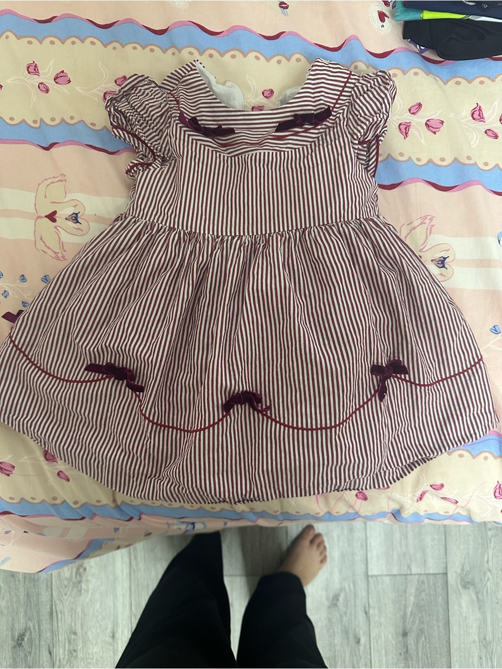 Edgehill Collection x The Broke Brooke Samantha Candy Stripe Party Dress